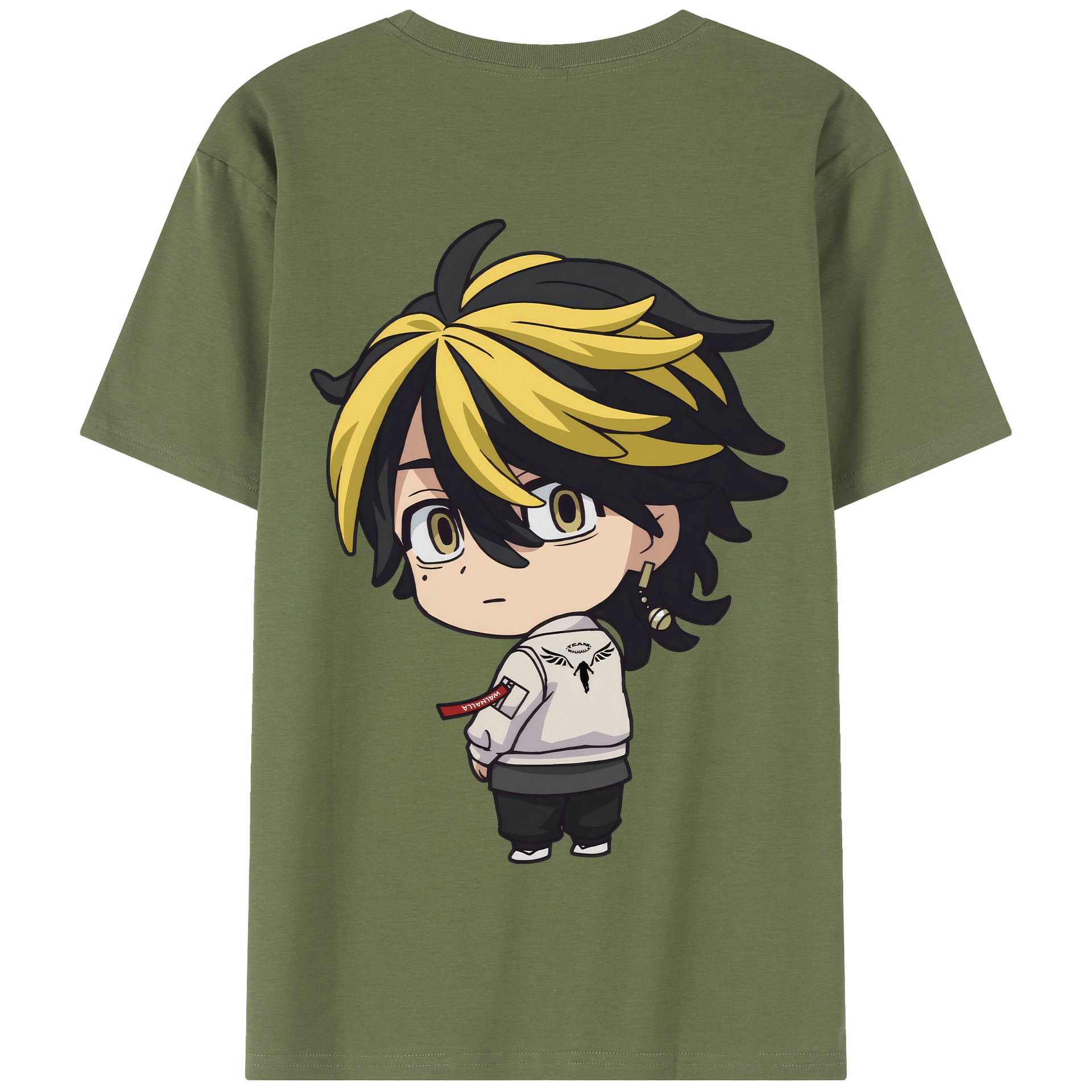（画像用） 東京リベンジャーズ Tokyo Revengers 綿100％半袖Tシャツ（背面プリント）